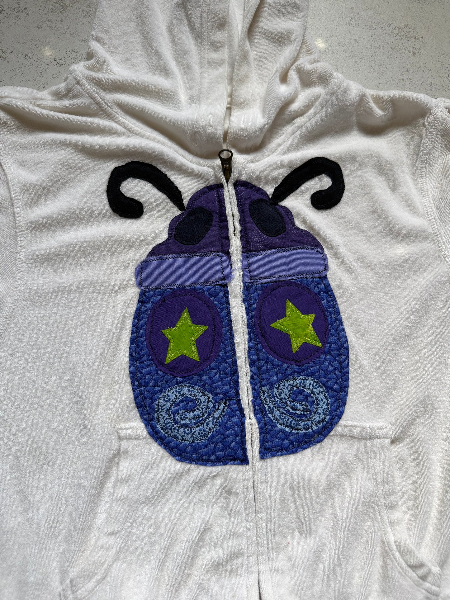 Beetle Terrycloth Zip Up (Small)
