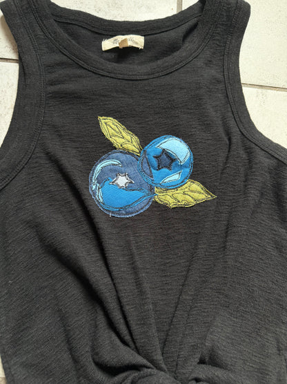 Sweet Blueberry Tied Tank (Small)