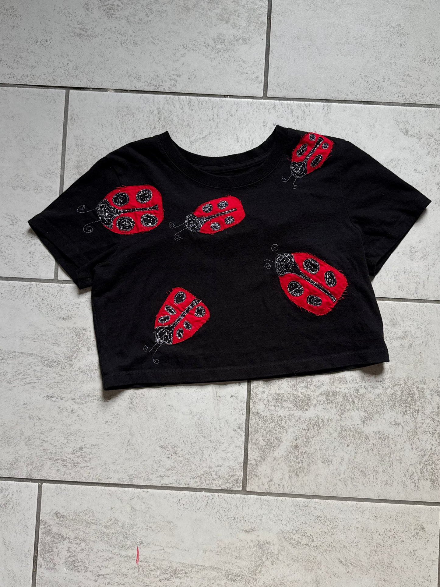 Lil Lady Bug Crop top (Small)