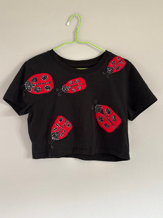 Lil Lady Bug Crop top (Small)
