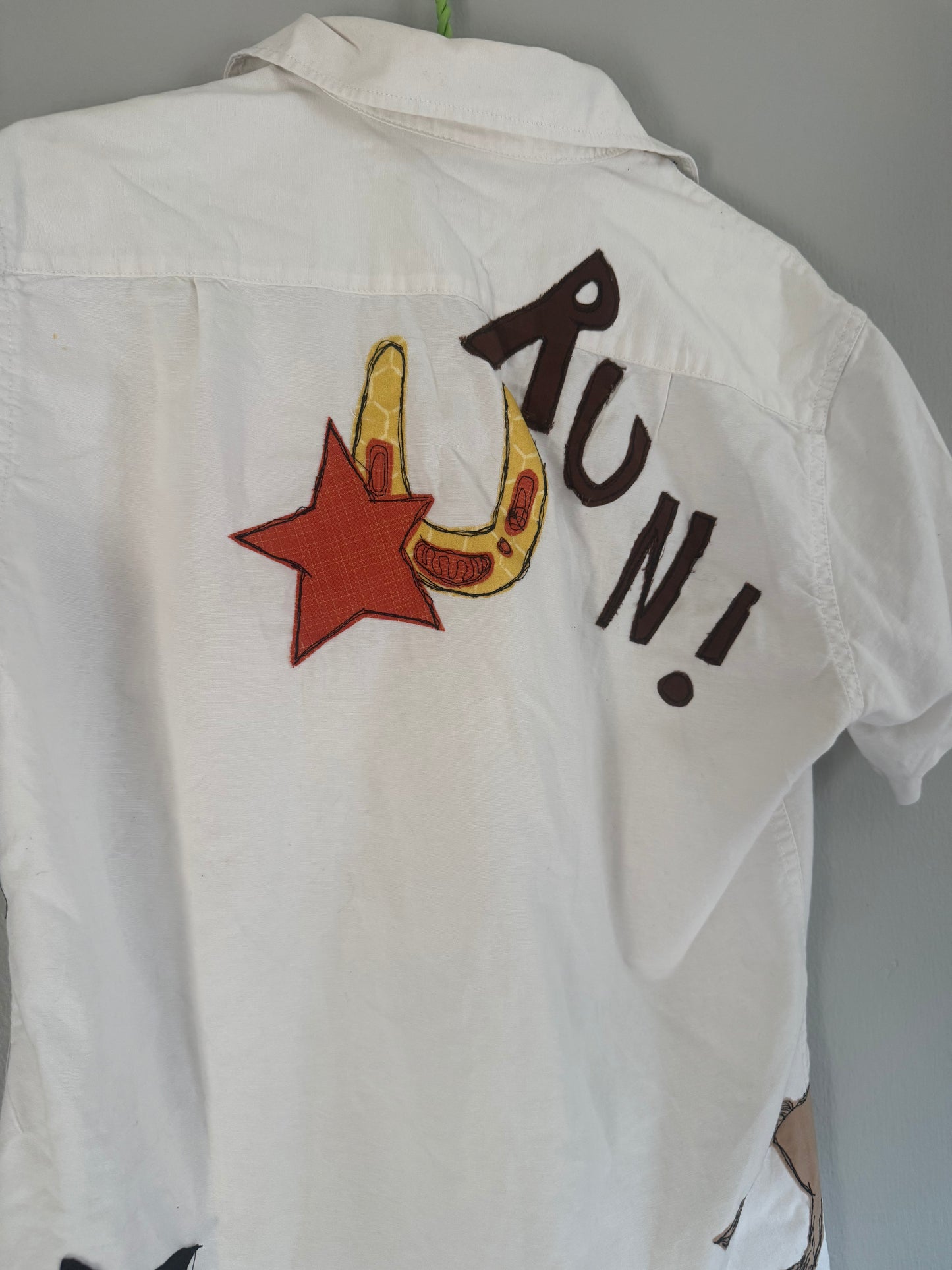 Horse on the Run Button Down (Small)