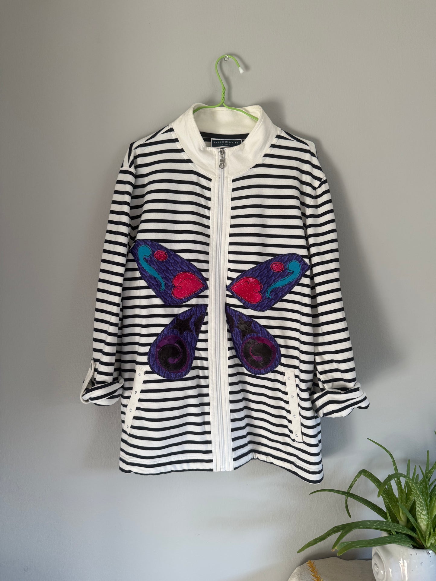 Butterfly Zip up (Large)