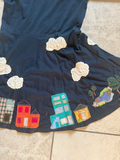 Disco Bug Town Dress (Small)