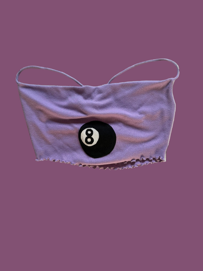 8 Ball Cowl Neck Crop (Small)