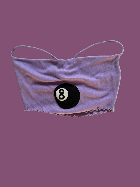 8 Ball Cowl Neck Crop (Small)