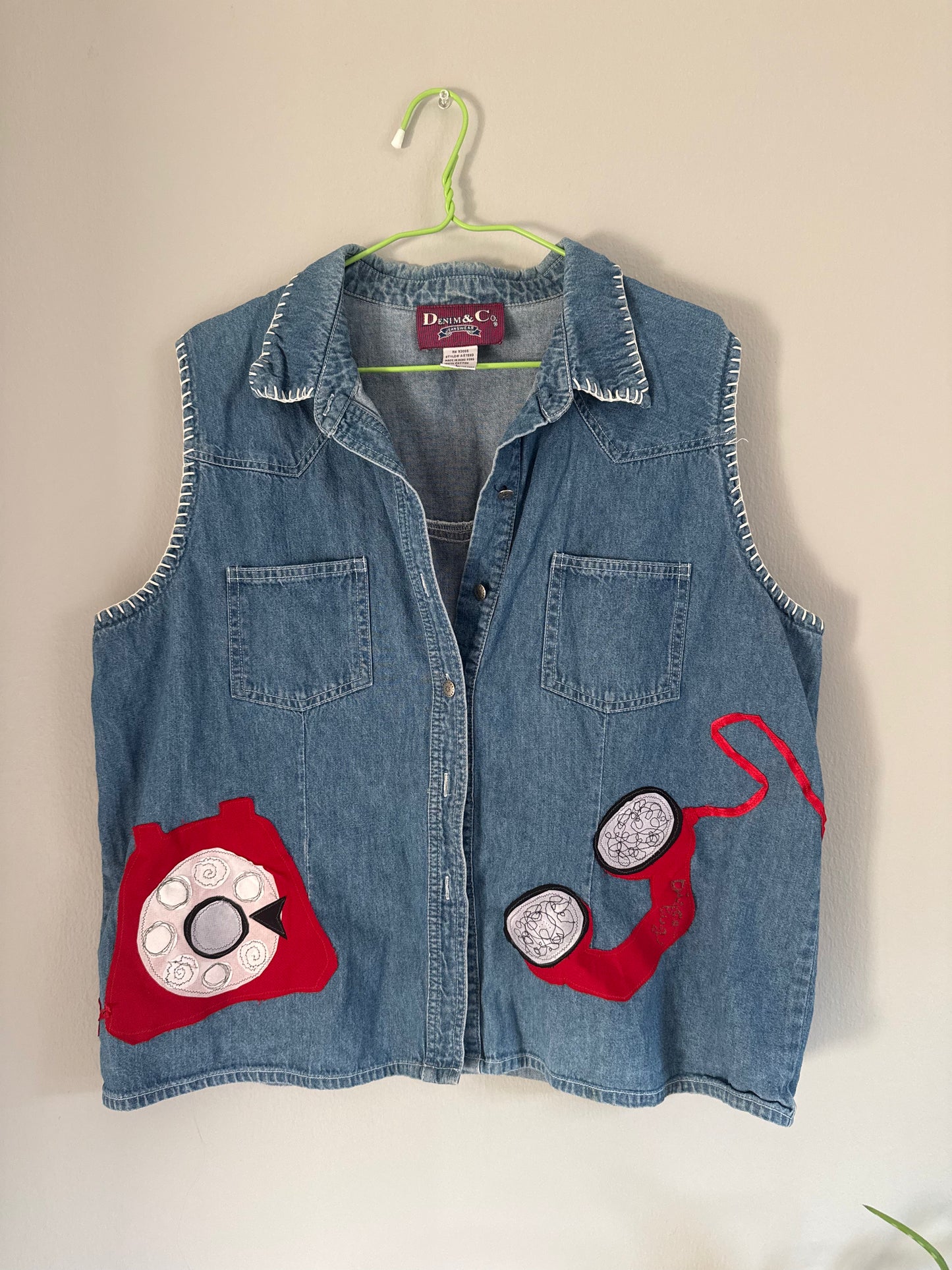 Ring Ring Collared Vest (Small/ Medium)